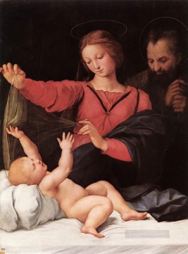 Rafael Painting - Virgen de Loreto Virgen del Velo Maestro renacentista Rafael